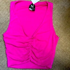 Naked Wardrobe pink top 🔥 NWT